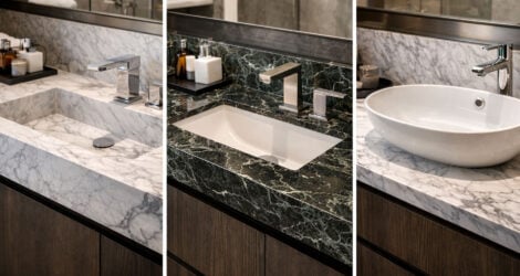 bathroom countertops