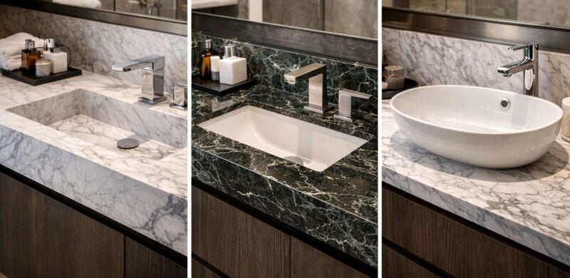 bathroom countertops