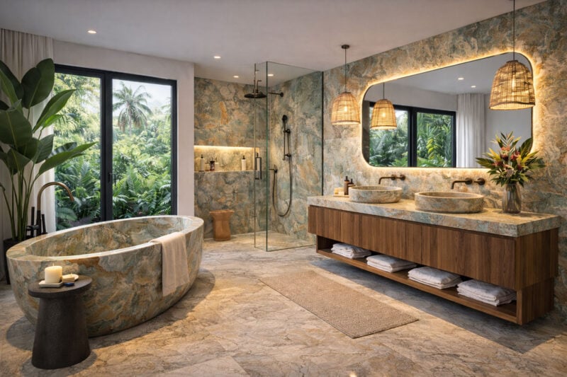 what bathroom countertops are