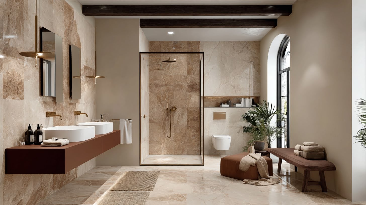 beige marble