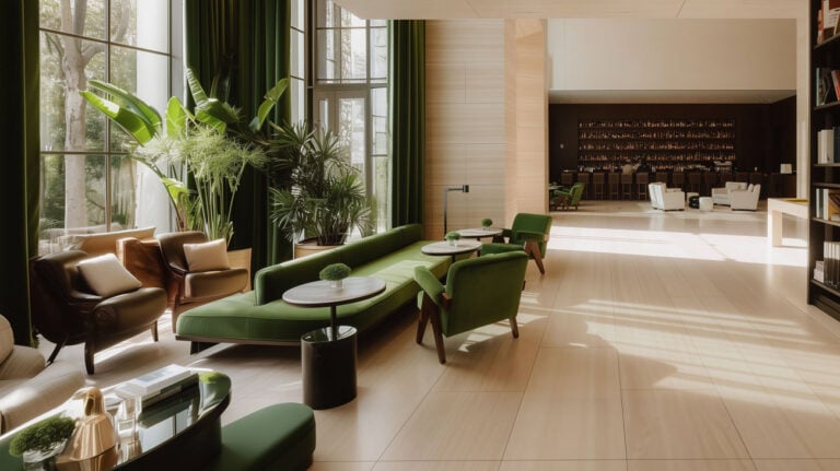 luxury hotel lobby