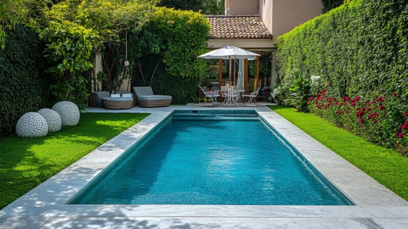 pool coping for skimmer pools