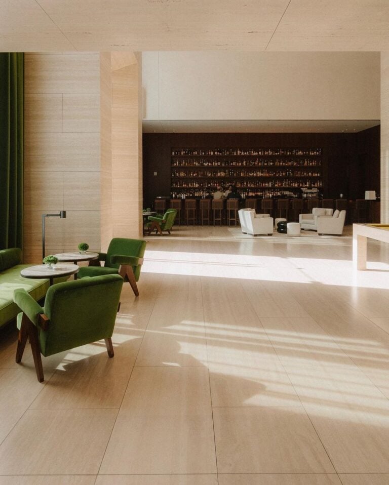 travertine hotel flooring